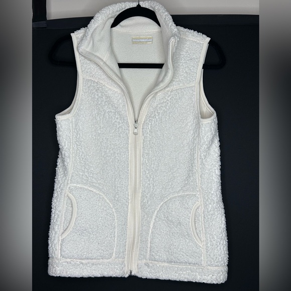 Weatherproof Women's Cream Fleece Vest - Size Small - Picture 1 of 8